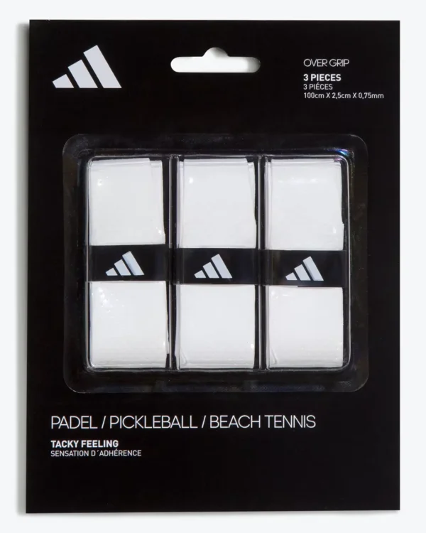 Adidas Padel Overgrip Set Of 3 White