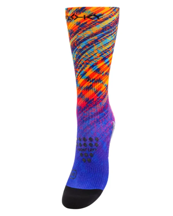 FLOKY Biomechanical Padel Socks S-Mash 3D Rio Orange