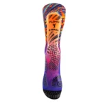 FLOKY Biomechanical Padel Socks S-Mash 3D Rio Orange - Image 2