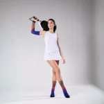 FLOKY Biomechanical Padel Socks S-Mash 3D Rio Orange - Image 8