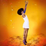 FLOKY Biomechanical Padel Socks S-Mash 3D Rio Orange - Image 6