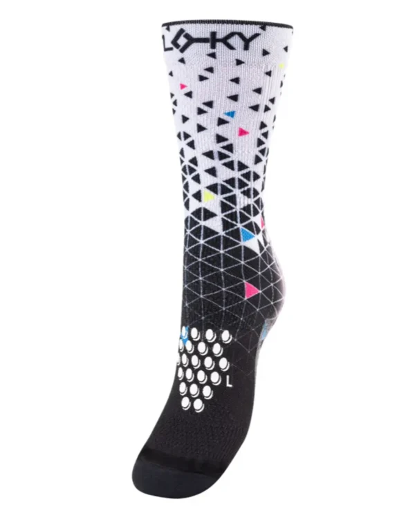 FLOKY Padel Biomechanical Socks S-Mash Black Degrade