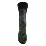 FLOKY Padel Biomechanical Socks S-Mash Black Green - Image 2