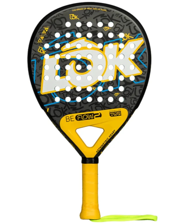 LOK Be Flow Gen 2 Padel Racket 2026 Yellow
