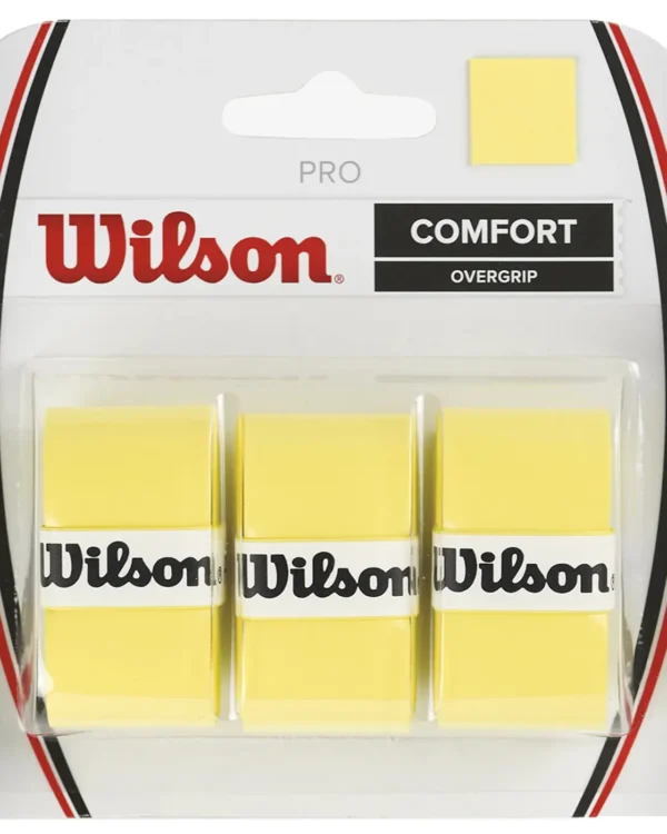 Wilson Pro Overgrip 3 Pack Yellow