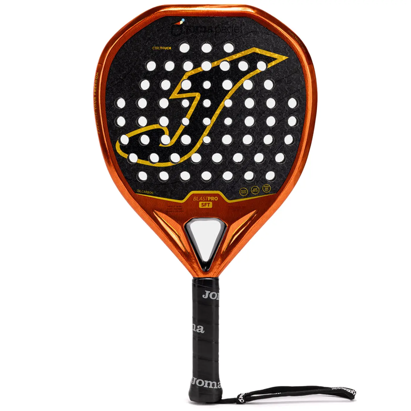 JOMA-Blast-Pro-Sft-Padel-Racket-2026-Orange-Black-01.webp JOMA Blast Pro Sft Padel Racket 2026 Orange Black - Image 1