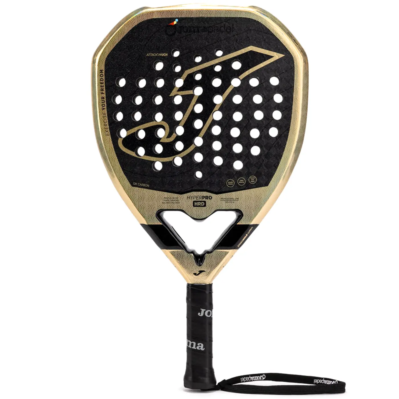 JOMA-Hyper-Pro-Hrd-Padel-Racket-2026-Black-Beige-01.webp JOMA Hyper Pro Hrd Padel Racket 2026?Black Beige - Image 1