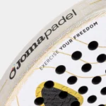 JOMA Slam Pro Iconic Padel Racket  2026 White Gold - Image 8