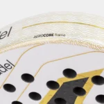 JOMA Slam Pro Iconic Padel Racket  2026 White Gold - Image 9